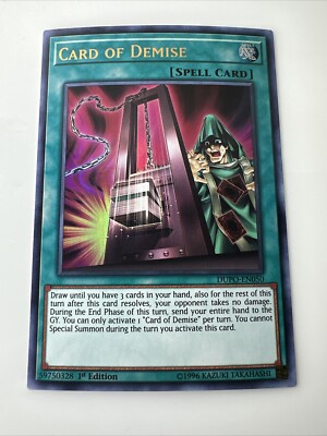 card of demise yugioh español Card of Demise [MP01-JP017-MUTR] – Cardingedge