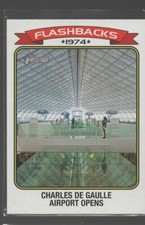 2023 Topps Heritage #NF-5 Charles de Gaulle Airport News Flashbacks
