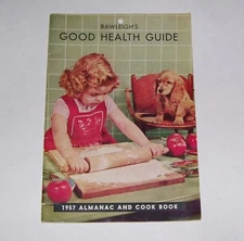 VINTAGE RAWLEIGH'S COOKBOOK ALMANAC GUIDE BOOKLET BOOK 1957 ISSUE 