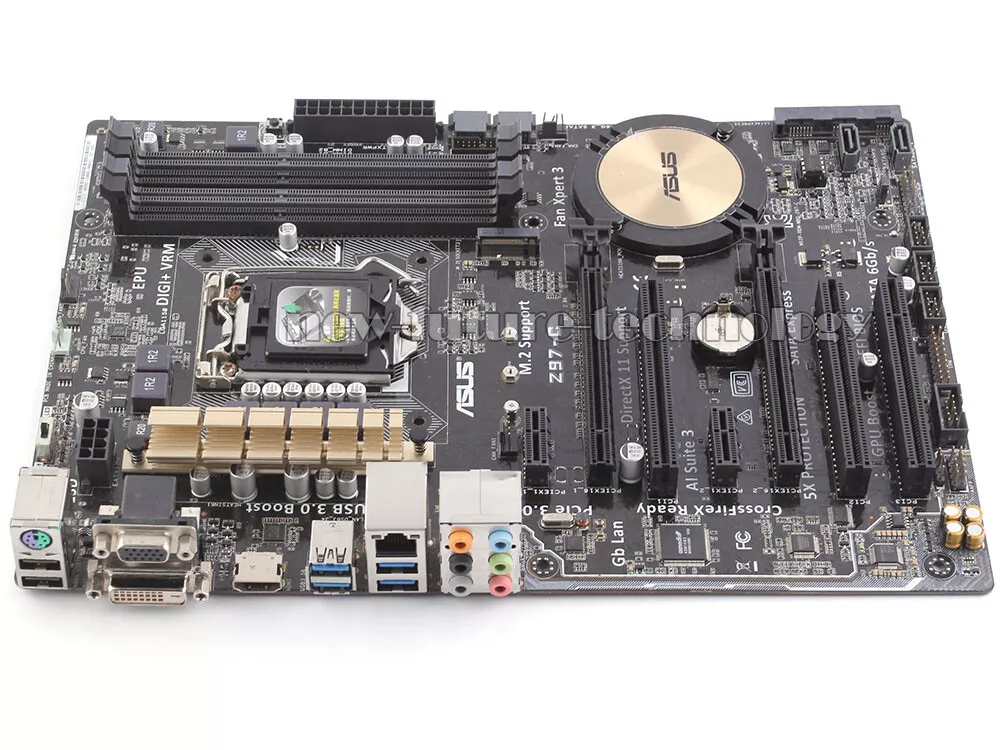 ASUS Z97 C Chipset Intel Z97 LGA 1150 DVI VGA HDMI Motherboard