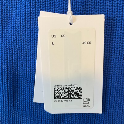 Los Angeles Atelier And Other Stories Sleeveless Sweater Womens Size XS Blue
