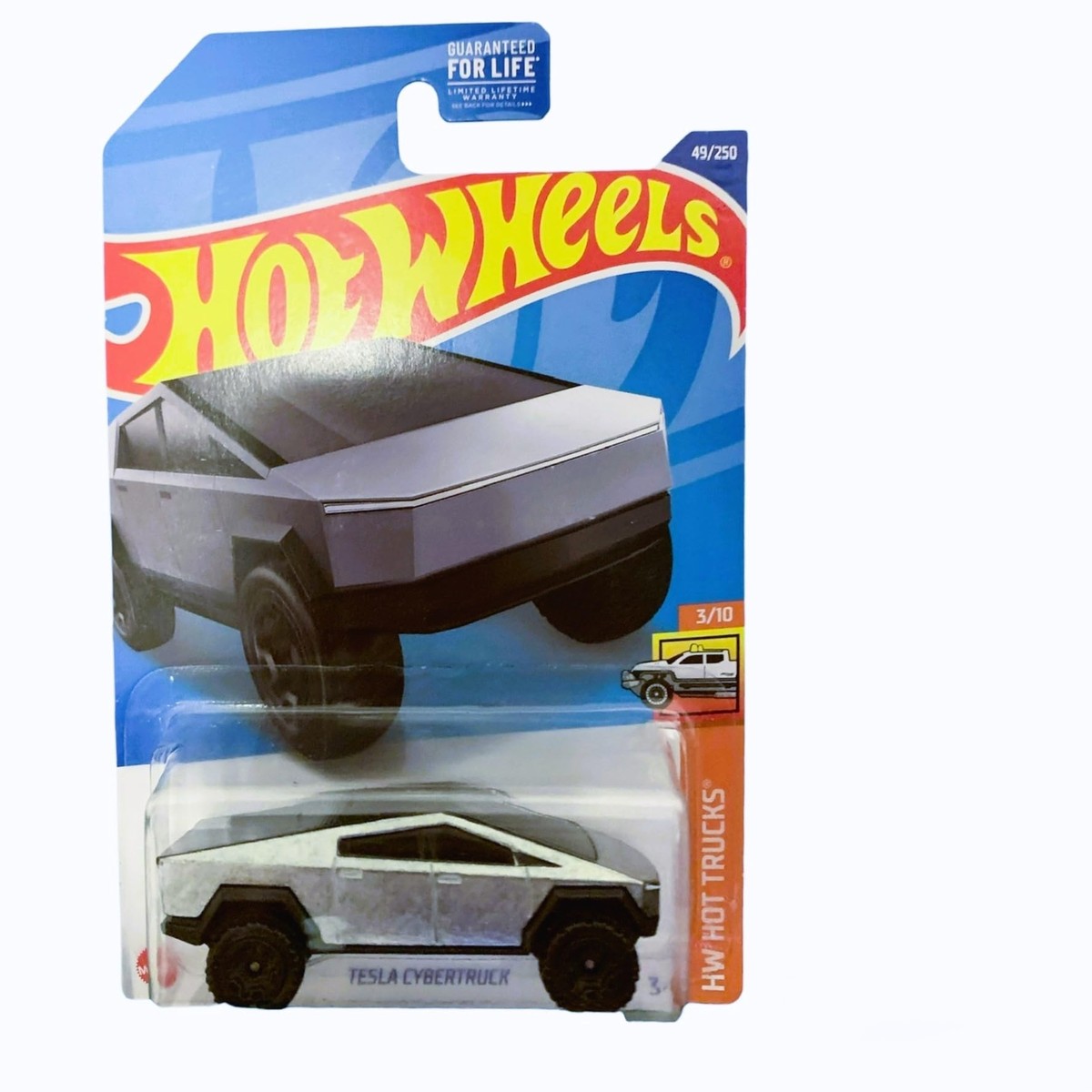 Hot Wheels 2022 Tesla Cybertruck Black Non-Riding Toy Vehicle