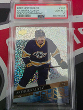 2020-21 Upper Deck Speckled Rainbow Young Guns #701 Arthur Kaliyev PSA 10