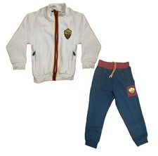 AS Roma Tuta Bambino Felpata Full Zip Prodotto Ufficiale Art. 13625