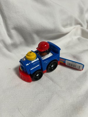 Fisher Price Little People Wheelies Steam Engine Choo Choo Train Michael Boy