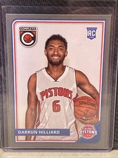 DARRYN HILLIARD 2015-16 Panini Complete SILVER PARALLEL ROOKIE Pistons