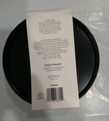 Instant Pot Springform Pan 6 & 8 Quart compatible nonstick quick release clasp - Picture 2 of 4