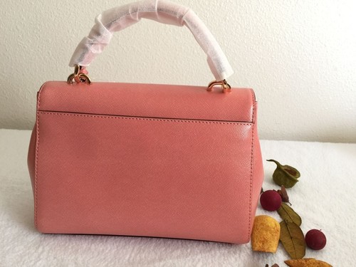 Borsa Michael Kors Ava piccola con manico superiore nuova con etichetta - Pesca - Foto 2 di 4