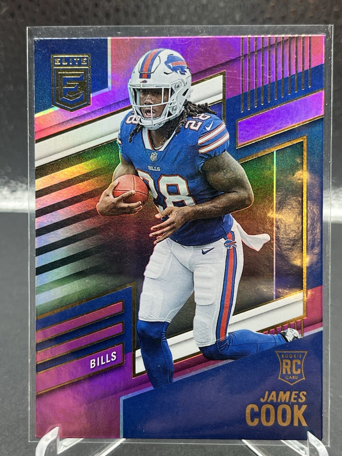 2022 Panini Donruss Elite - Rookies Pink #116 James Cook (RC)