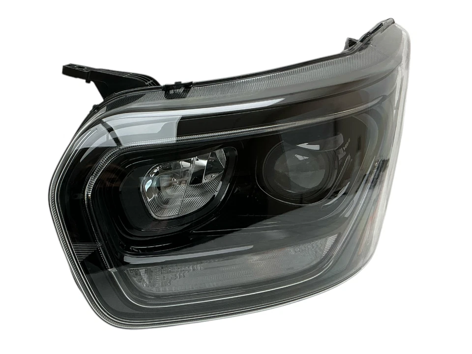 NOVO 2020-2025 Ford Transit 150 250 350 farol lateral esquerdo BI-XENON HID (PRETO) - Imagem 4 de 4