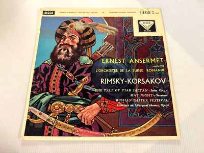 ANSERMET Rimsky-Korsakov Tale of Tsar Saltan STEREO LP '60 Decca 2221 WBg ED1 1E