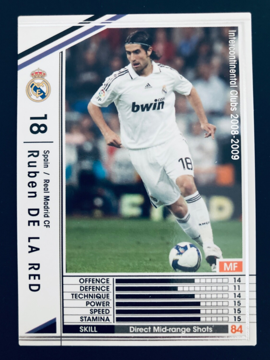 2008-09 Panini SEGA WCCF EXTRA Ruben De La Red Real Madrid card | eBay