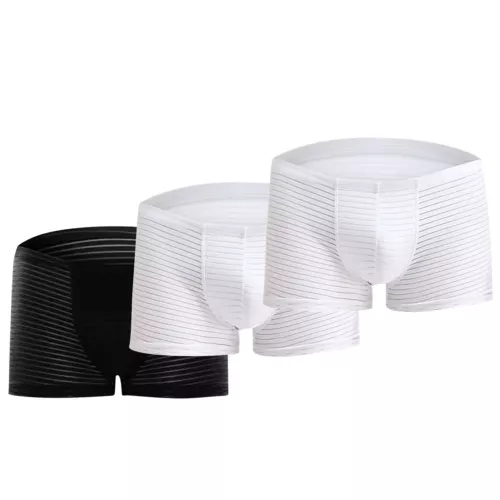 Boxer uomo slip pantaloncino trasparente uomo mutande morbide uomo tronchetto trasparente - Foto 24 di 25