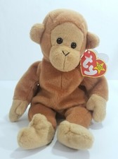 Ty Beanie Babies Bongo the Monkey, 1995, Mint w/ Tag