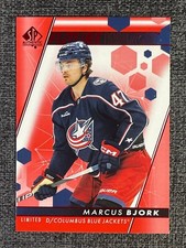Marcus Bjork 2022-23 Upper Deck SP Authentic Future Watch Limited Red #173 RC