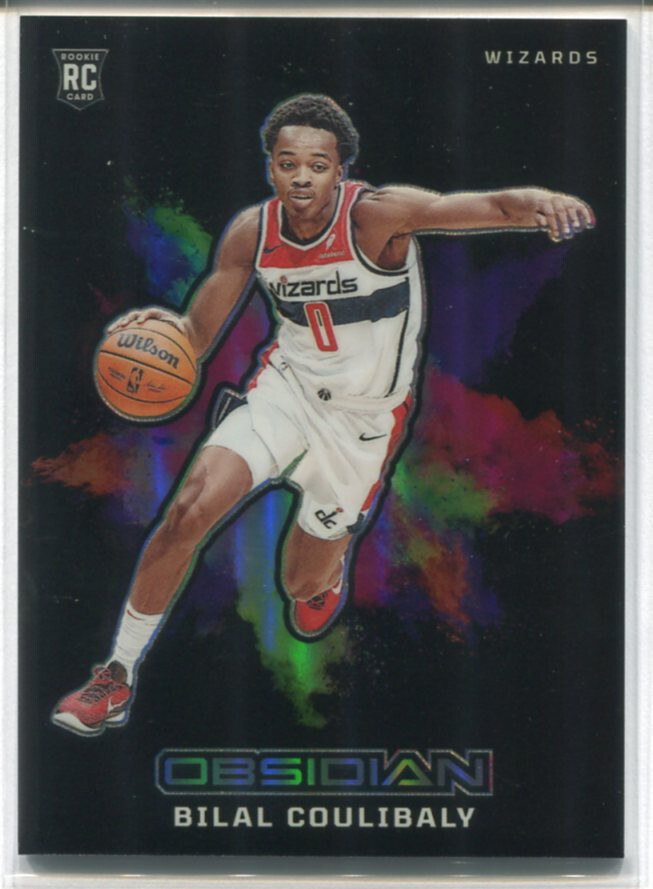 2023-24 PANINI OBSIDIAN BLACK COLOR BLAST RC #16 BILAL COULIBALY CASE HIT SSP
