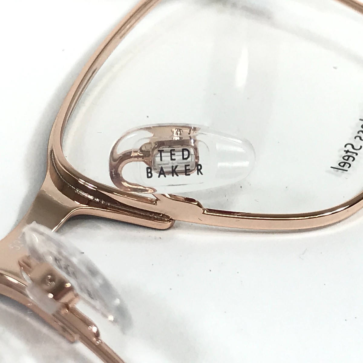 Ted Baker Eyeglasses Frames TW521 BLK Black Pink Cat Eye