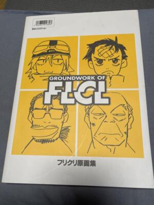GROUND WORK OF FLCL Key Frame Art Collection Works Art Book Japan