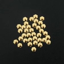 Threadart Specialty Nailhead - Gold Hexagon 4x4mm - 4 Gross
