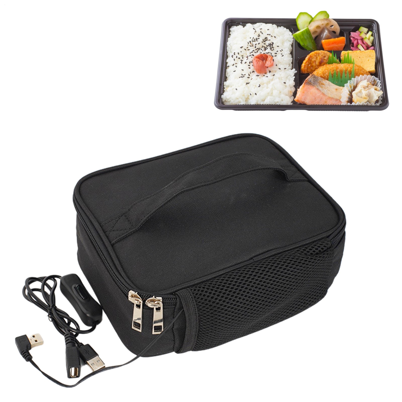 Electric Lunch Box Heater - Portable Food Warming Tote for Hot Meals On The Go