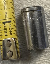 10 mm Great Neck 10mm Socket, 6 pt, 1/4” dr tool vtg