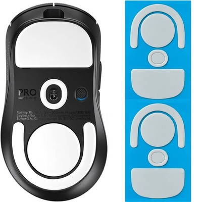 2X Rounded Curved Edges Mouse Feet Skates for Logitech G Pro X Superlight 2 DEX