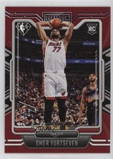 2021-22 Panini Chronicles Playbook Pink Omer Yurtseven #283 kq9