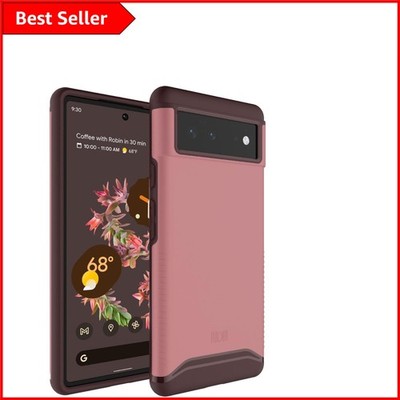 Robuste und stilvolle Hülle in Militärqualität für Google Pixel 6 - Smokey Pink Finish