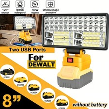 Cordless Led Work Light For Dewalt 20v Batteryportable Flood Light Flashlight