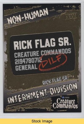 2025 DC Creature Commandos Non-Human Internment Division Rick Flag Sr READ 1jh3