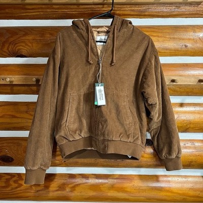 Alpine Design Women's Corduroy outside/quilted inside Roasted coffee Jacket XS