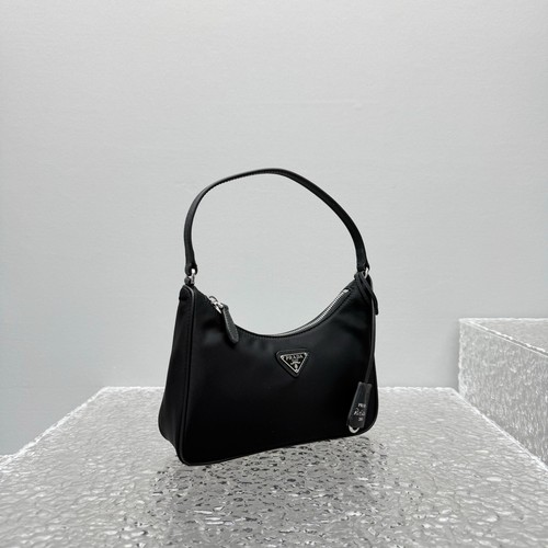 PRADA Re-Edition 2005 Shoulder Bag Mini Black Nylon