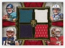 Gabbert/Locker/Mallett/Kaepernick 2011 Topps Supreme Rookie Relic Quad Red 10/10