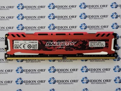 CRUCIAL BALLISTIX 8 GB DDR4 DESKTOP RAM PC4-2400 BLS8G4D240FSE.16FBD2, SKU 24779