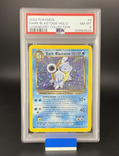 Dark Blastoise graded PSA 8 for sale on eBay
