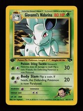 Giovanni's Nidorina 44/132 1st Edition Uncommon Gym Challenge Pokemon Cards on eBay