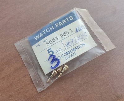 Vintage Uhr Pulsar V692-6020 6030 Gold Knopf Teil 80639531