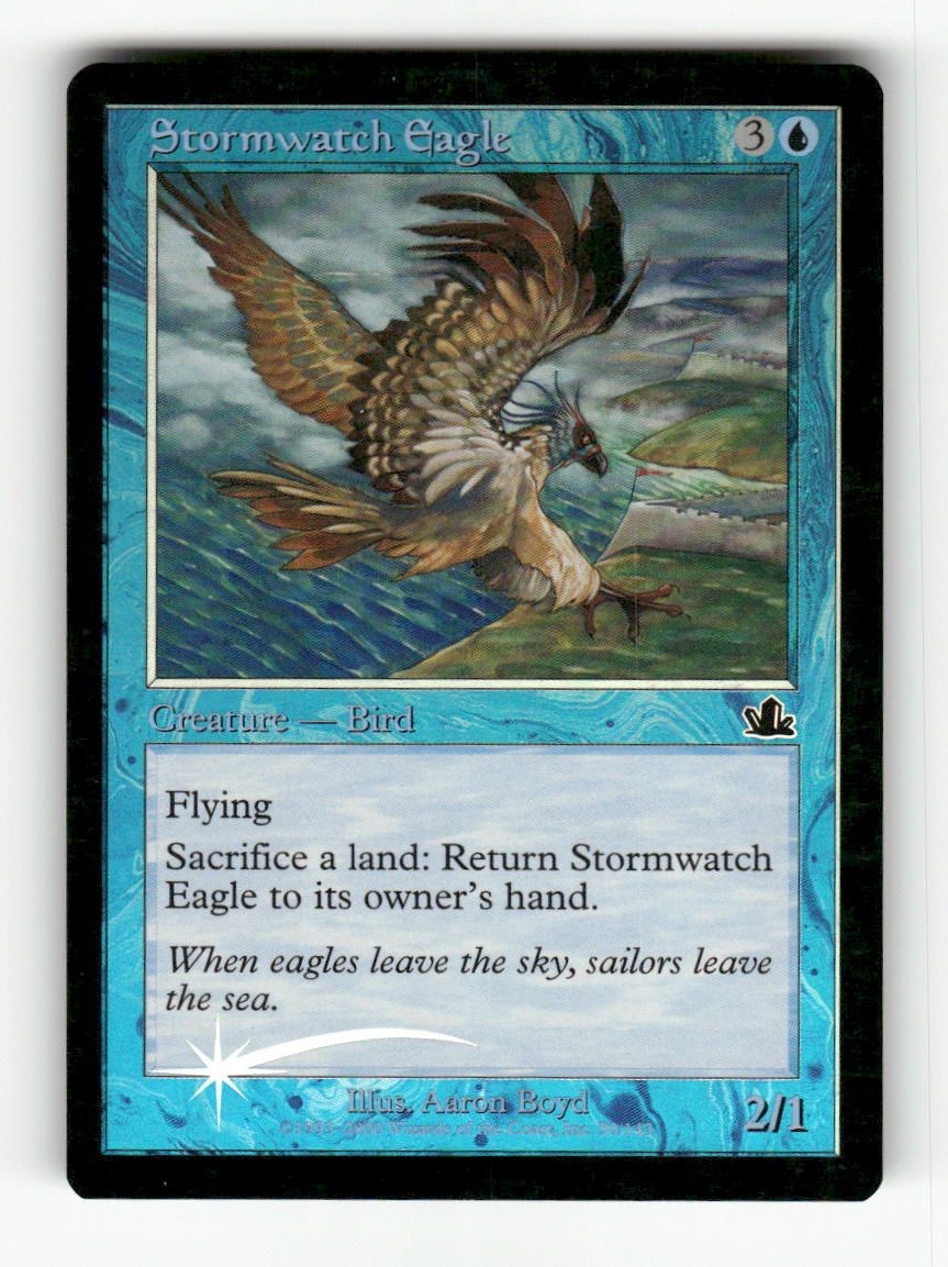 Stormwatch Eagle 50 NM Foil Common MTG Prophecy 2000 Vintage Legacy Commander Ma