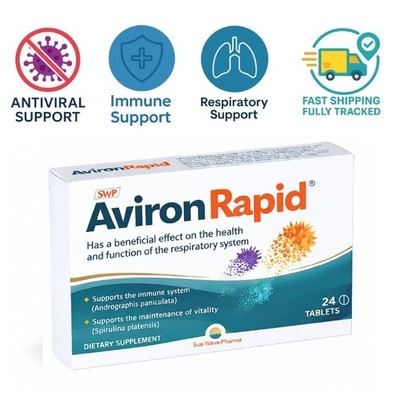 Aviron Rapid 360mg x 24 Tablets   Food Supplement   Immune  Support