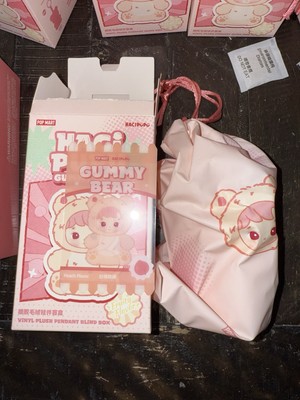 POP MART HACIPUPU GUMMY BEAR PENDANT 100% AUTHENTIC! Ship from CA - Peach Scent