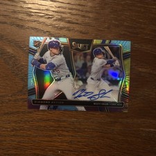 matt shaw 2025 Panini Select Diamond Action Autograph Tie Dye Prizm #d 23/25 RC