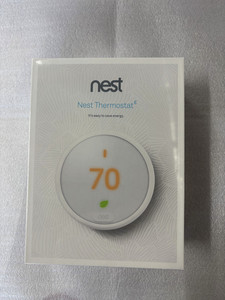 Nest Thermostat Programmable Smart Thermostat - White (T4000ES) NEW. Sealed.