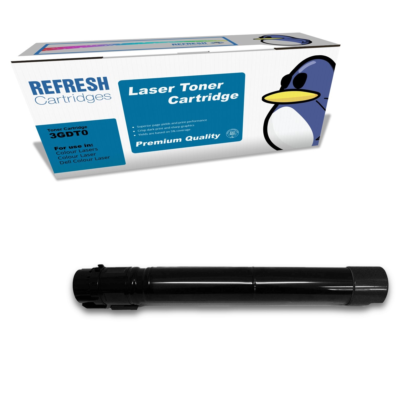 Refresh Cartridges Black 593-10873 Toner Compatible With Dell Printers