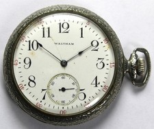1907 Waltham Grade 210 12s 17j Open-Face Pocket Watch - Parts/Repair