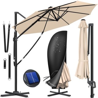 RETOURE Sonnenschirm Ampelschirm SUN XL 300 x 300 cm