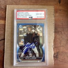 2023 Bowman Draft Chrome Prospect Autograph Bryce Eldridge /150 PSA 10