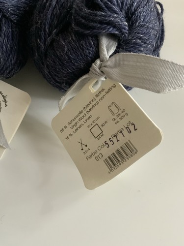 Lana Grossa Slowwool - 85 % Bio-Merino/15% Leinen - 4 Knäuel a 100gr. - Bild 2 von 2