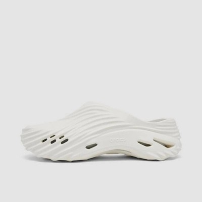 NEW CROCS Sizes M5/W7, M6/W8, M7/W9, M8/W10 Echo Wave Shoes - Chalk