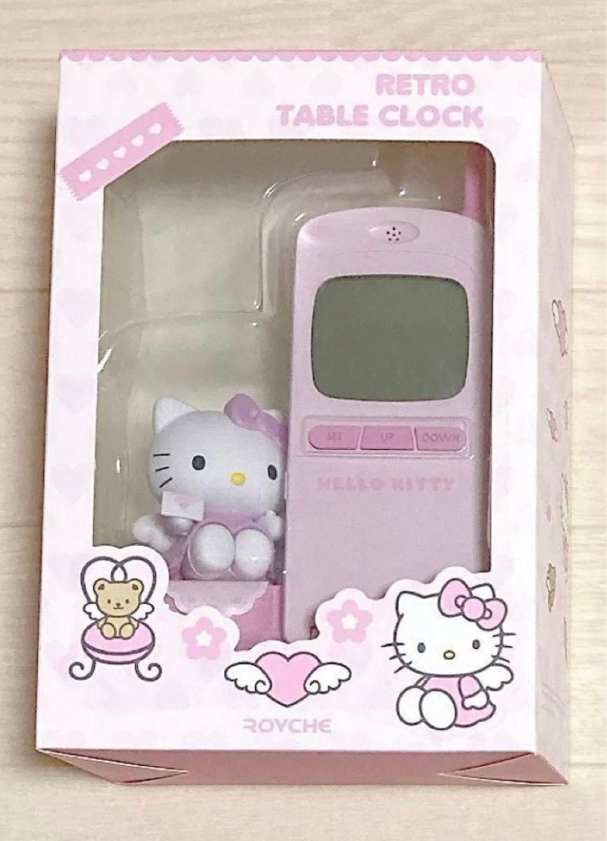 Hello Kitty Retro Phone Style Digital Clock Korea Limited LED Alarm New