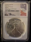 2024(P) Silver Eagle "STAR PRIVY" 1st Of 50k NGC MS70 AR  Mercanti Hand Signed